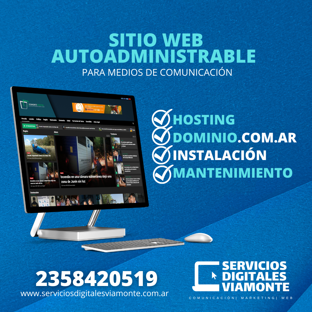 Sitio Web Autoadministrable Para Medios Servicios Digitales Viamonte